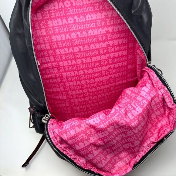 Harajuku Lovers Backpack Grey Nylon Rare - Picture 9 of 9